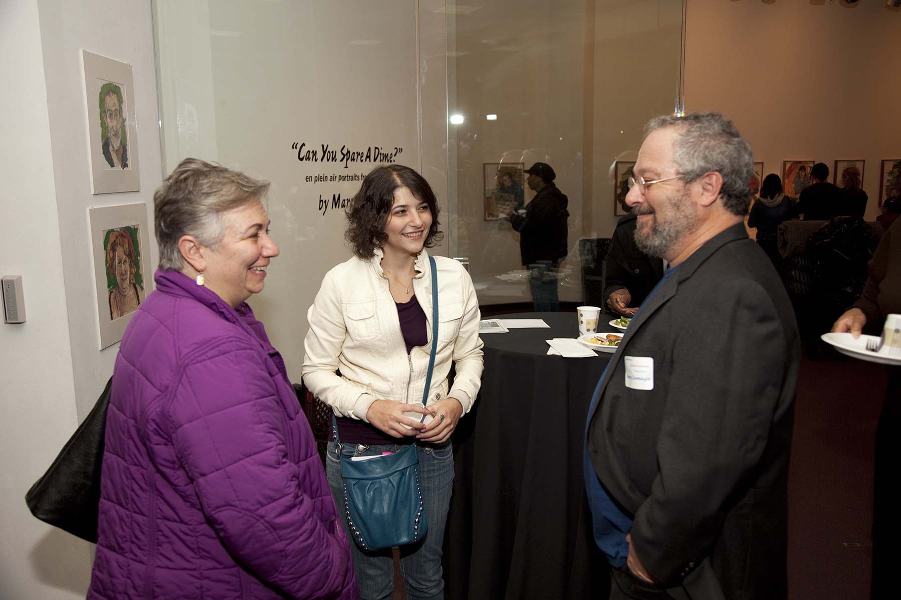 Panhandlers Opening (with Joanne and Erica Blumrosen)